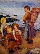 Pierre-Auguste Renoir Les pecheuses de moules a Berneval Sweden oil painting artist